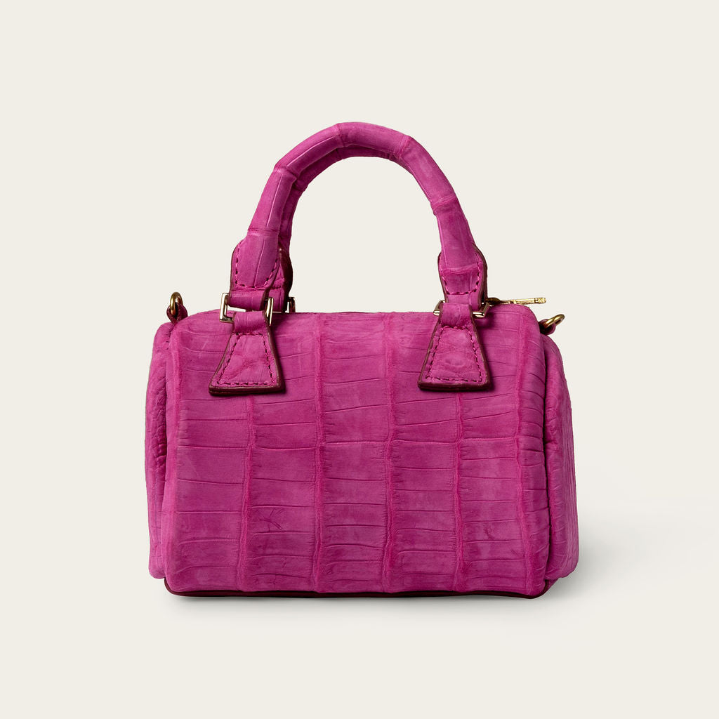 Ella Nile Crocodile Velvet Rose Nubuck – Jenya Renée