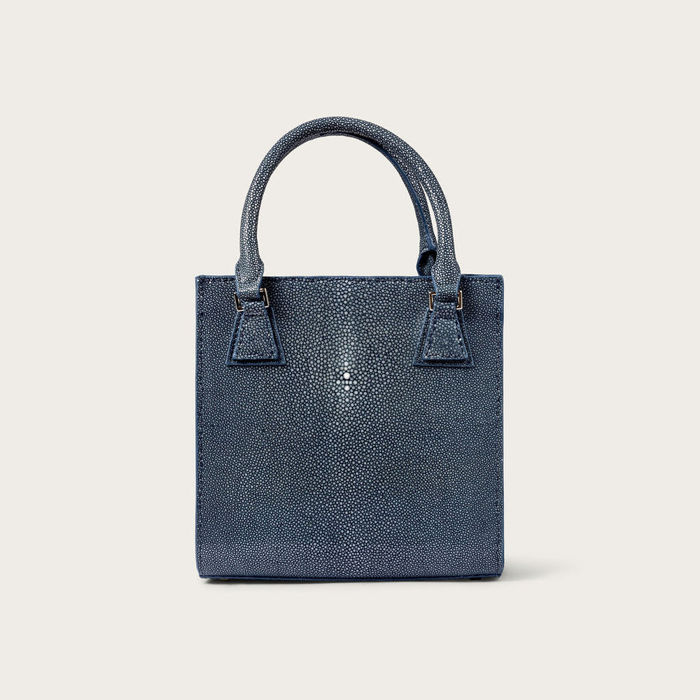 Tessa Polished Stingray Blue Onyx