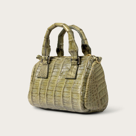 Victoria Crocodile Olive Green