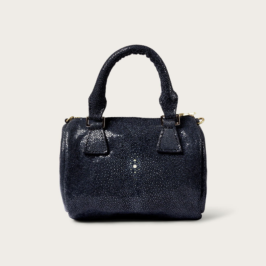 Ella Polished Stingray Black Caviar