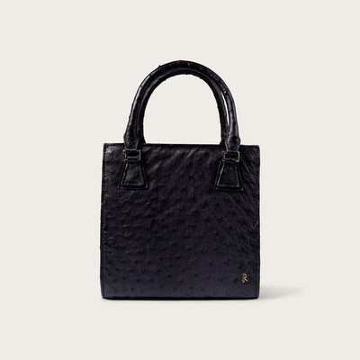 Tessa Ostrich Black