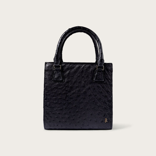 Tessa Ostrich Black
