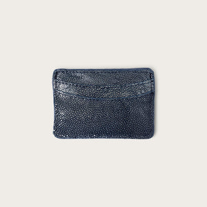 Lillian Wallet Polished Stingray Blue Onyx