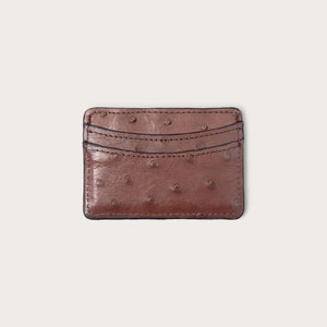 Lillian Wallet Ostrich Mocha