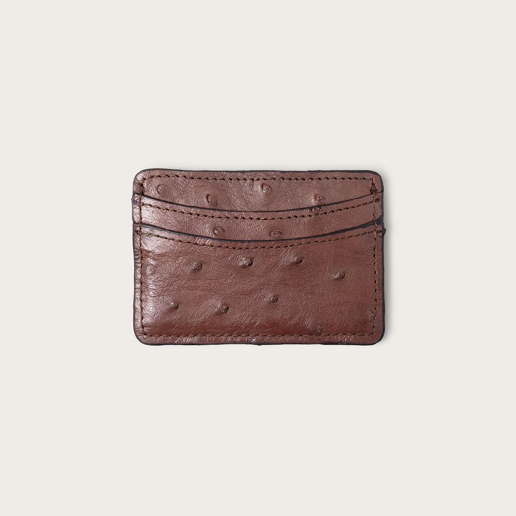 Lillian Wallet Ostrich Mocha