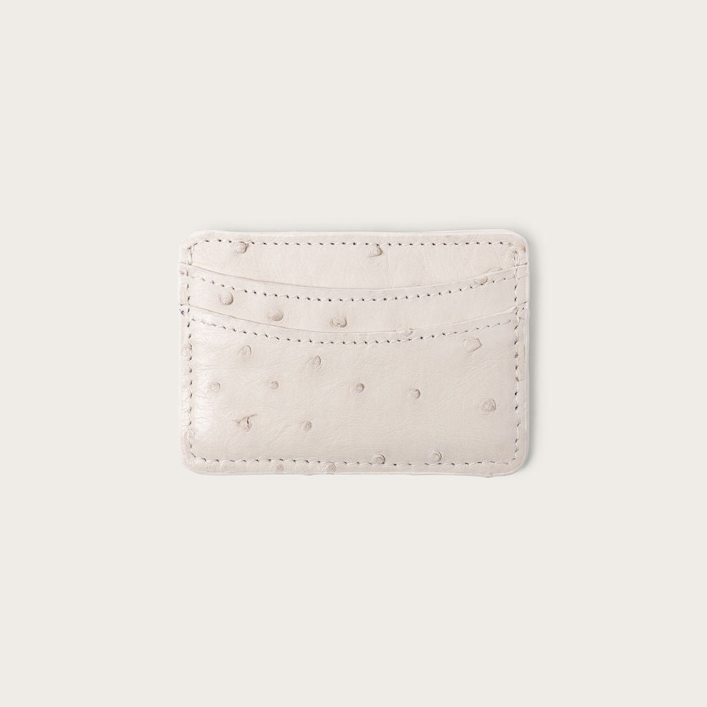 Lillian Wallet Ostrich Dove