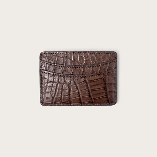 Lillian Wallet Nile Crocodile Chocolate