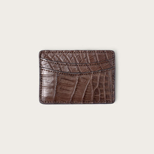 Lillian Wallet Nile Crocodile Chocolate