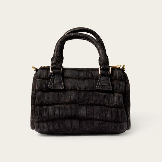 Ella Nile Crocodile Wendy's Wish - Black Nubuck