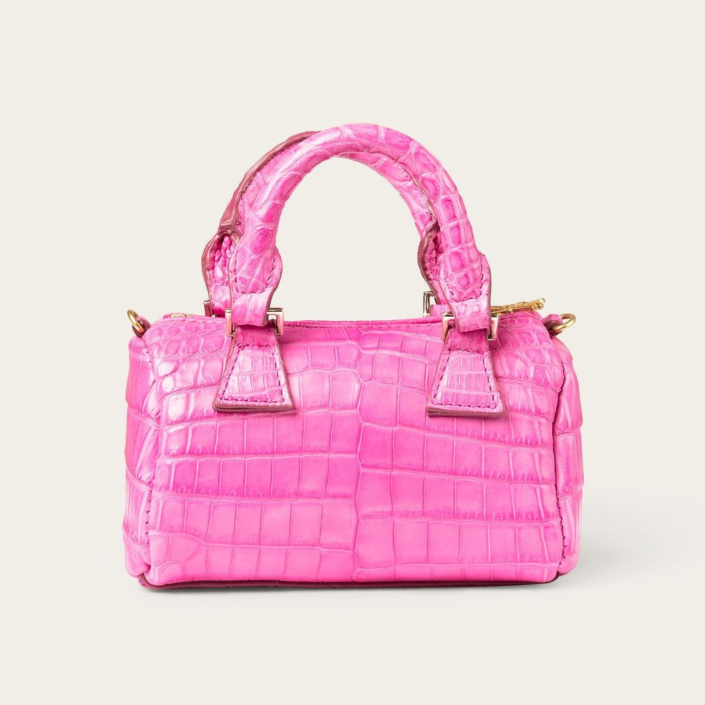 Victoria Nile Crocodile Cosmo Pink