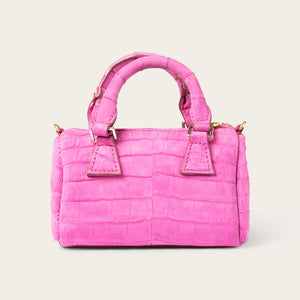 Victoria Nile Crocodile Velvet Rose Nubuck