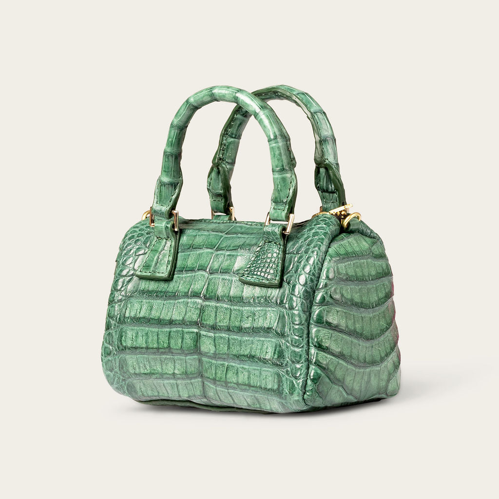 Ella Crocodile Emerald Green