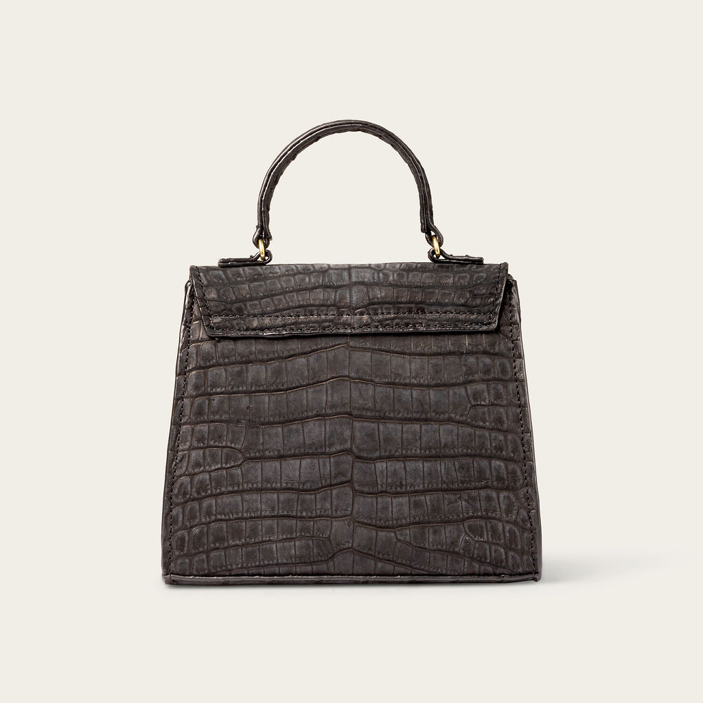 Eleanor Nile Crocodile Wendy's Wish - Black Nubuck