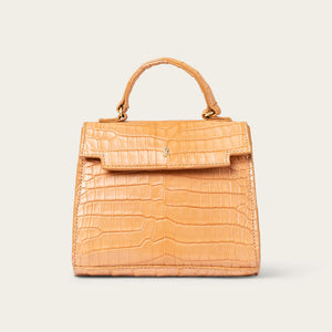 Eleanor Nile Crocodile Cognac