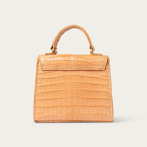 Eleanor Nile Crocodile Cognac