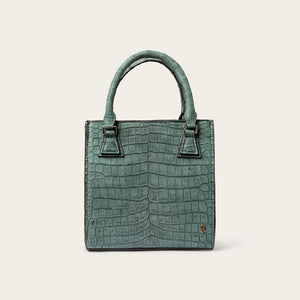 Tessa Nile Crocodile Forest Green Nubuck