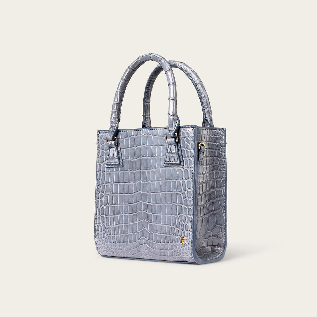 Tessa Nile Crocodile Midnight Navy