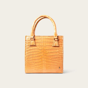 Tessa Nile Crocodile Cognac