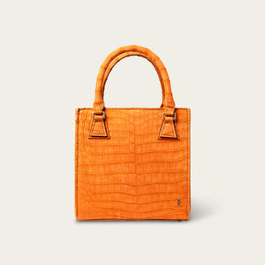 Tessa Nile Crocodile Amber Nubuck