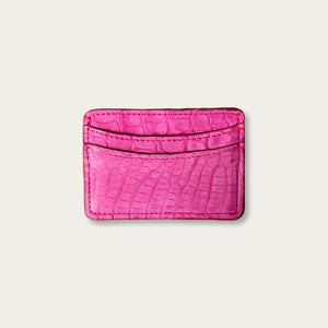 Lillian Wallet Nile Crocodile Velvet Rose Nubuck