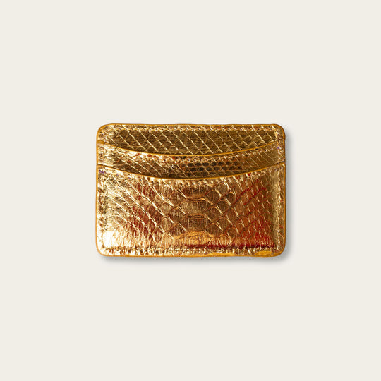 Lillian Wallet Python Gold