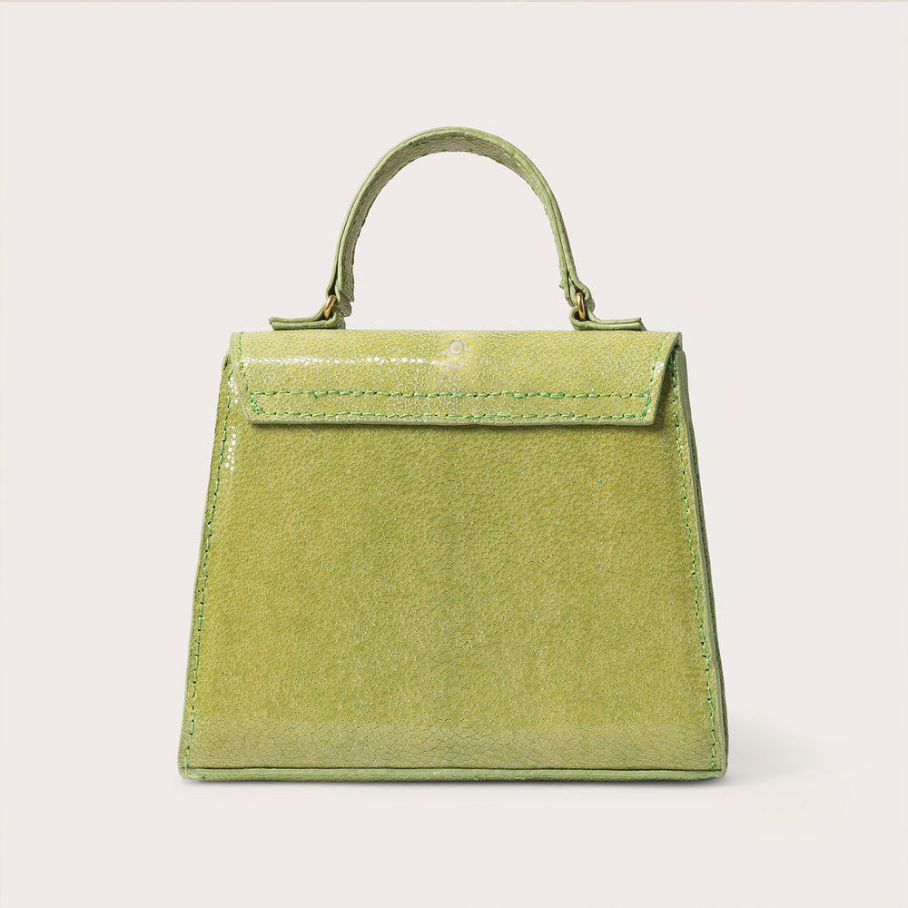 Eleanor Polished Stingray Pistachio