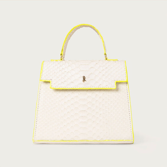 Eleanor Python Dove Electric Yellow