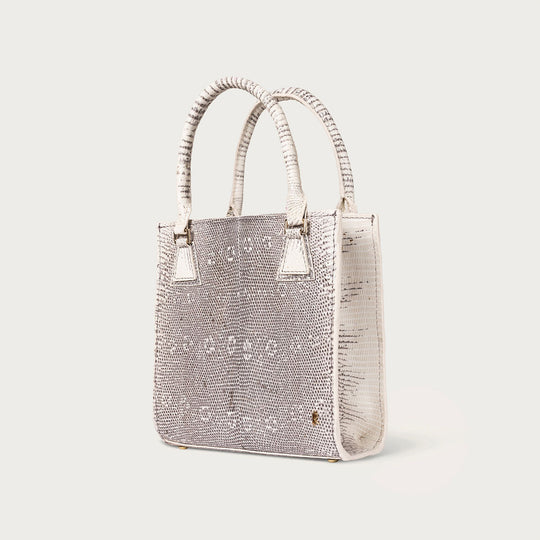 Tessa Ring Lizard Black & White