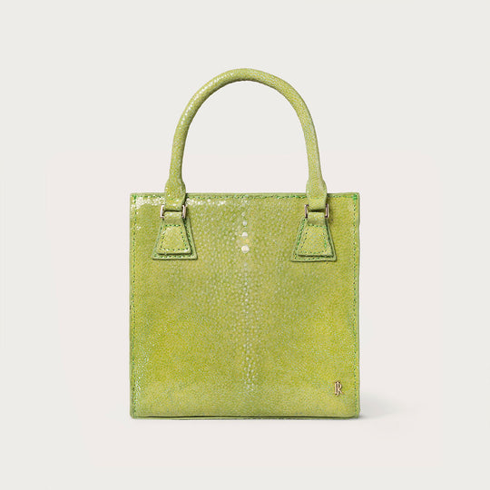 Tessa Polished Stingray Pistachio