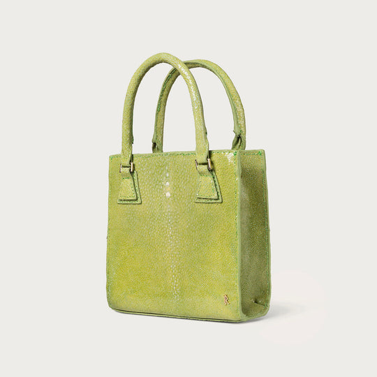 Tessa Polished Stingray Pistachio