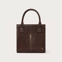 Tessa Polished Stingray Chocolate
