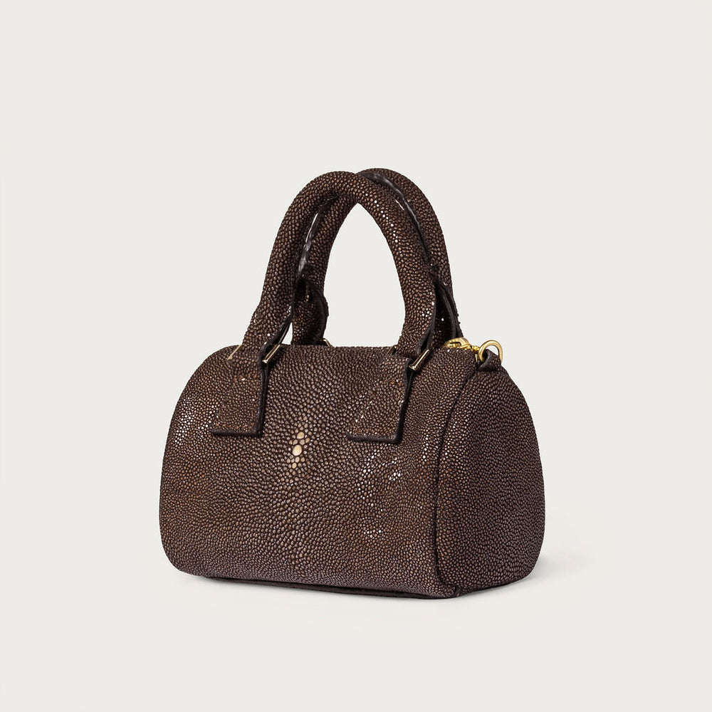 Victoria Polished Stingray Chocolate