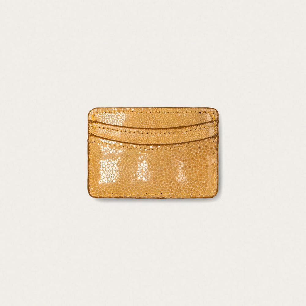Lillian Wallet Polished Stingray Sand