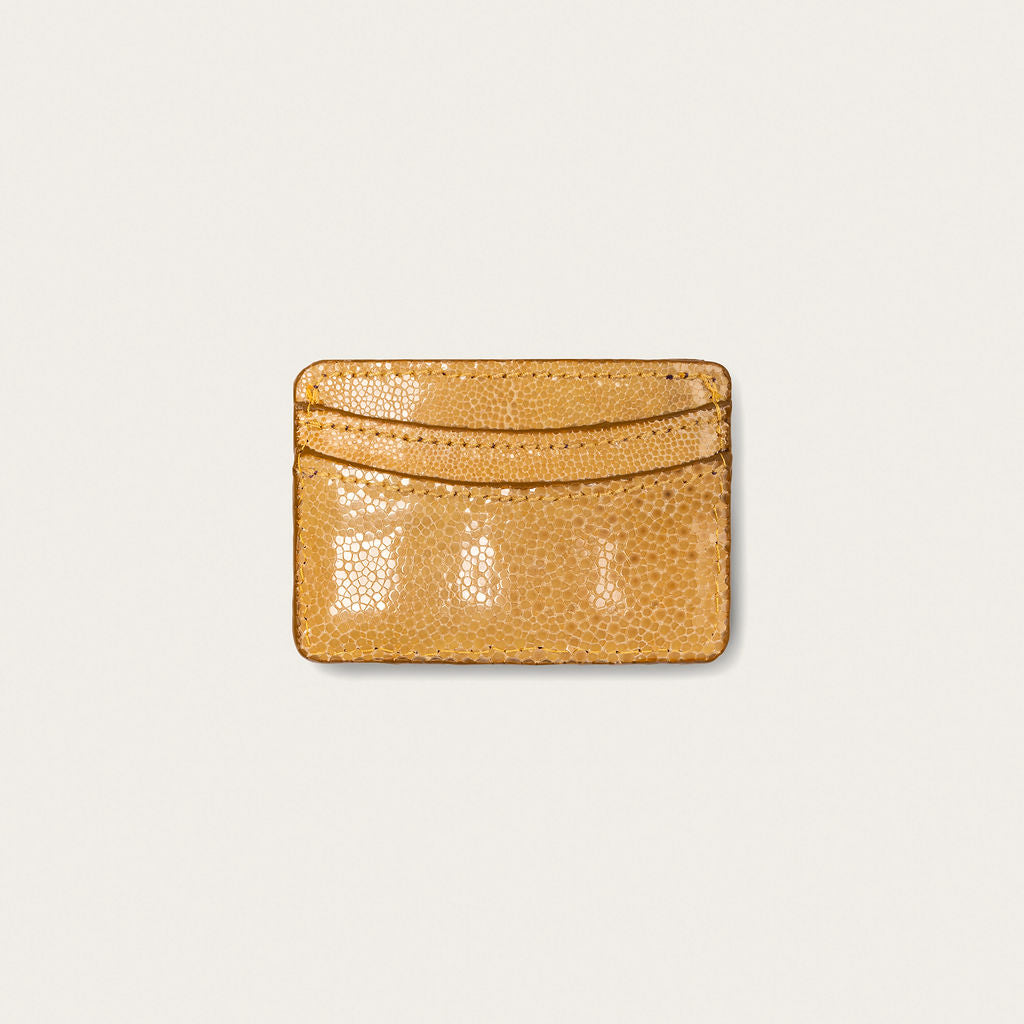 Lillian Wallet Polished Stingray Sand