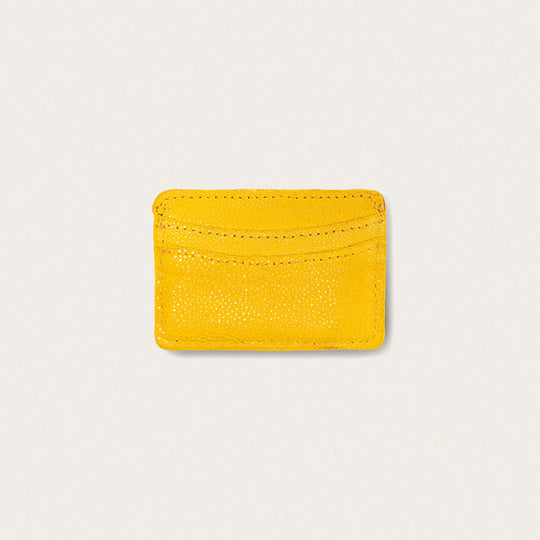 Lillian Wallet Polished Stingray Yellow