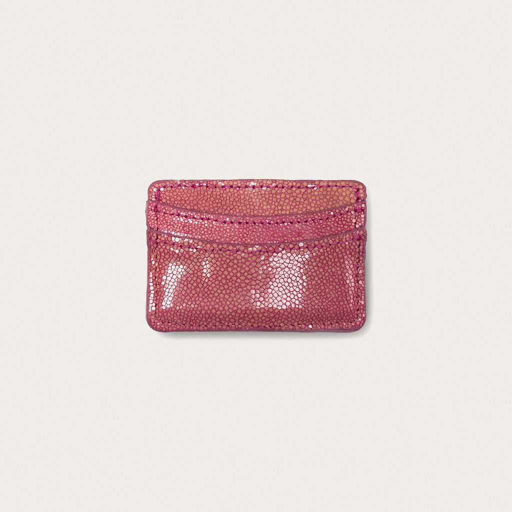 Lillian Wallet Polished Stingray Pink – Jenya Renée