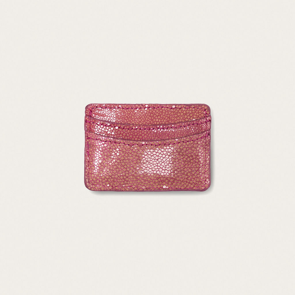 Lillian Wallet Polished Stingray Pink