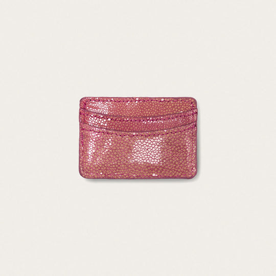 Lillian Wallet Polished Stingray Pink