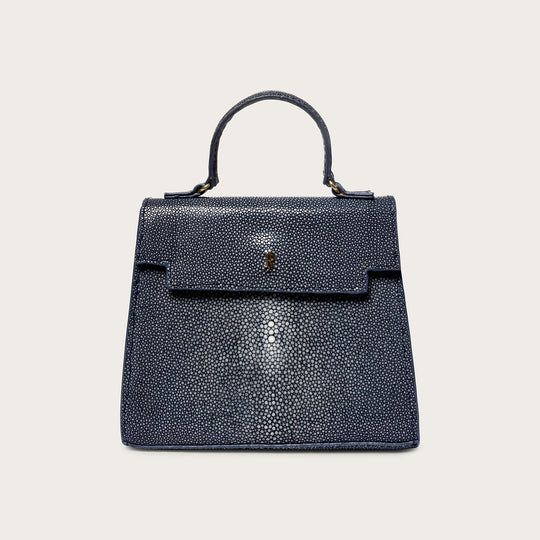 Eleanor Polished Stingray Blue Onyx