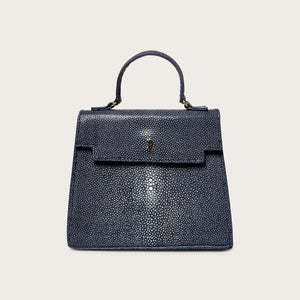 Eleanor Polished Stingray Blue Onyx