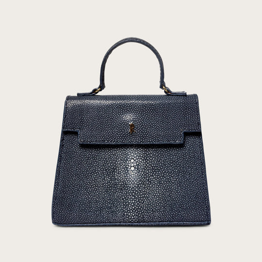 Eleanor Polished Stingray Blue Onyx