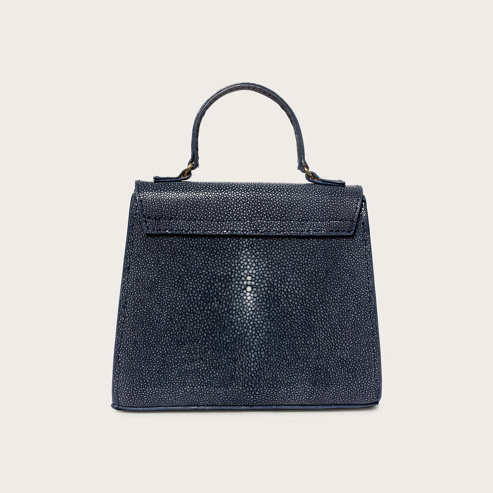 Eleanor Polished Stingray Blue Onyx