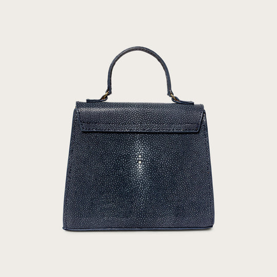 Eleanor Polished Stingray Blue Onyx