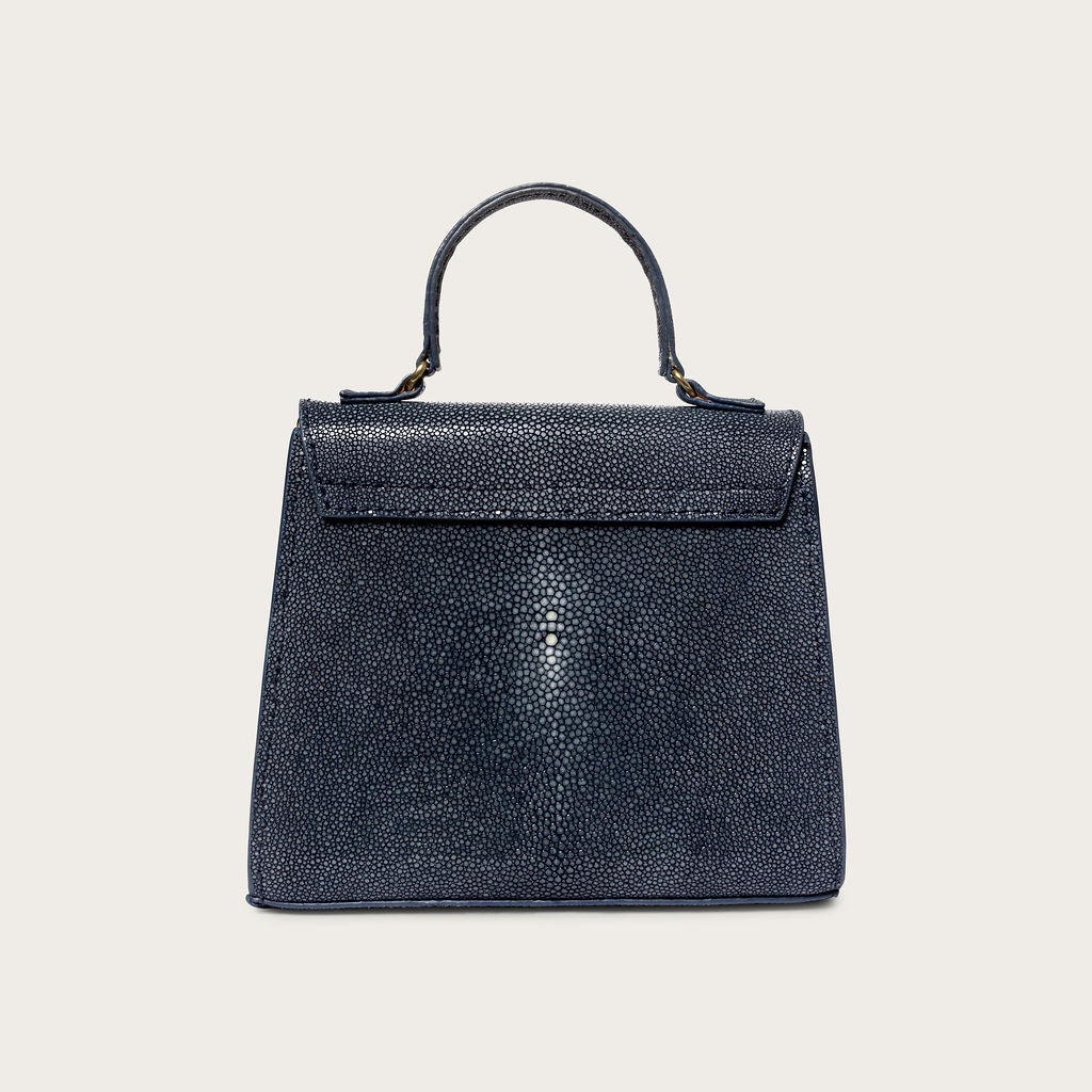 Eleanor Polished Stingray Blue Onyx