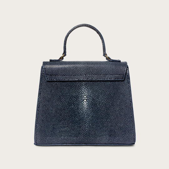 Eleanor Polished Stingray Blue Onyx