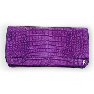 Claire Crocodile Panther Purple