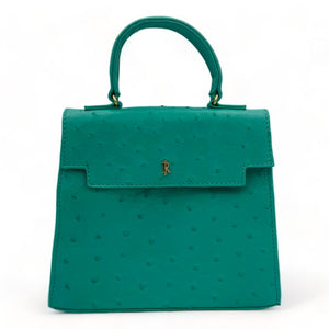 Eleanor Ostrich Turquoise - Order for Dec Delivery