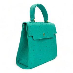 Eleanor Ostrich Turquoise - Order for Dec Delivery