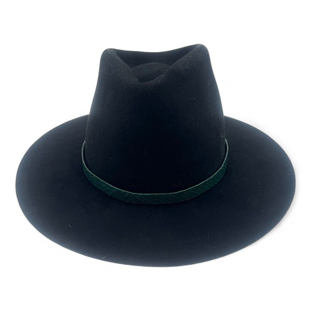 JR Hat Band Python Deep Green