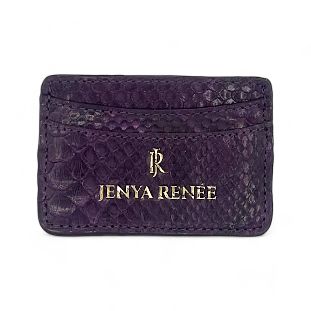 Lillian Wallet Python Purple